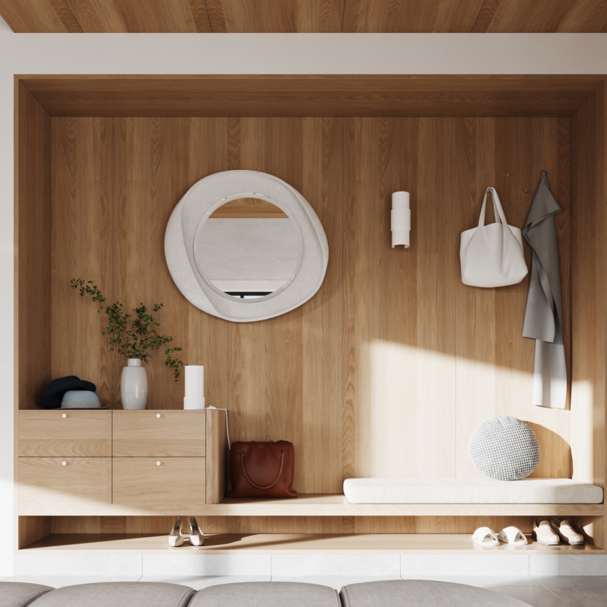 Φωτιστικό τοίχου FLASH 2xE27/15W/230V λευκό