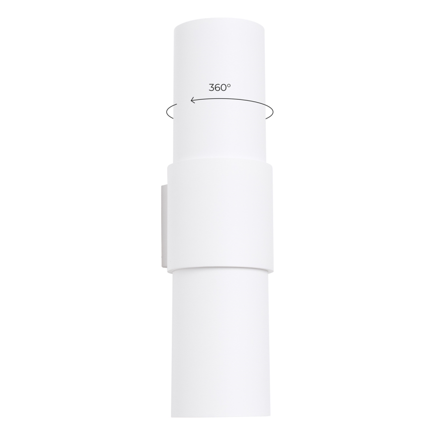 Φωτιστικό τοίχου FLASH 2xE27/15W/230V λευκό