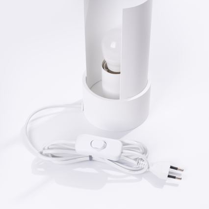 Eπιτραπέζιο φωτιστικό FLASH 1xE27/15W/230V λευκό
