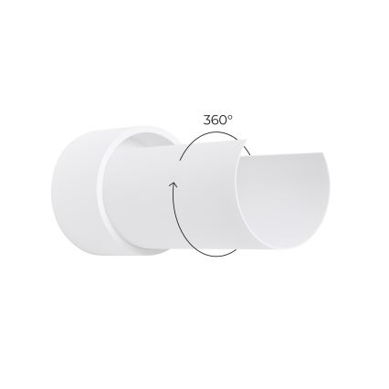 Φωτιστικό τοίχου FLASH 1xE27/15W/230V λευκό