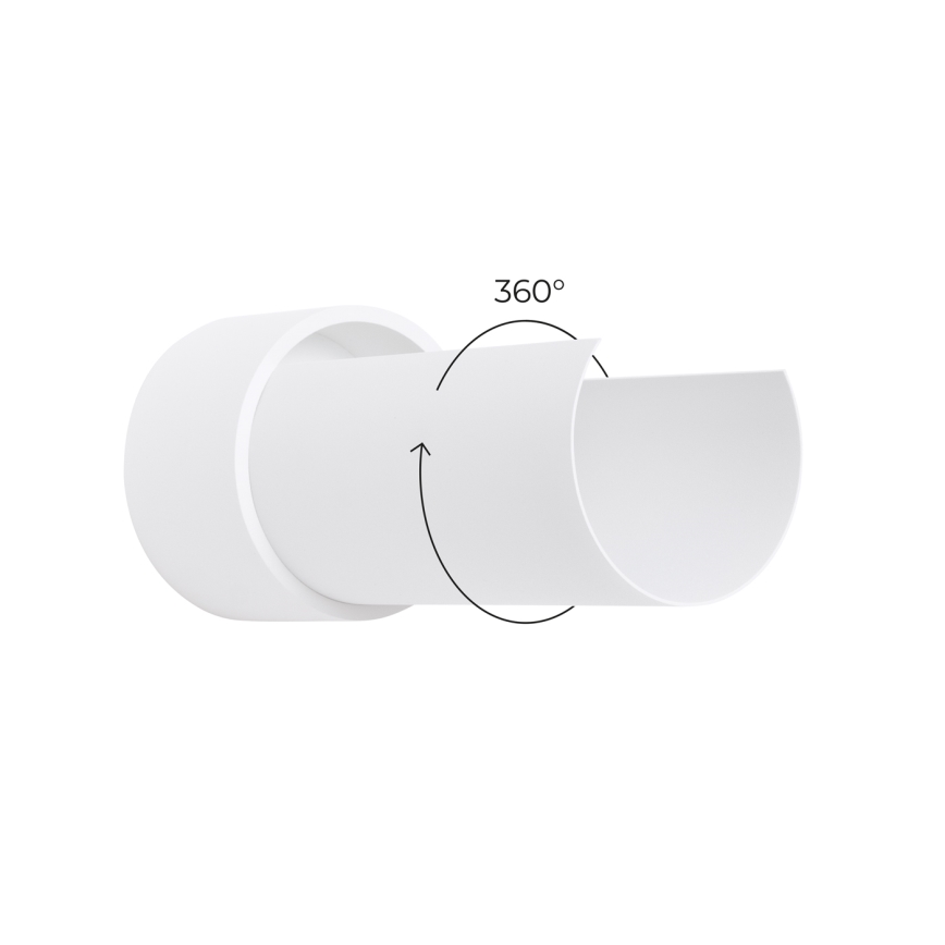 Φωτιστικό τοίχου FLASH 1xE27/15W/230V λευκό