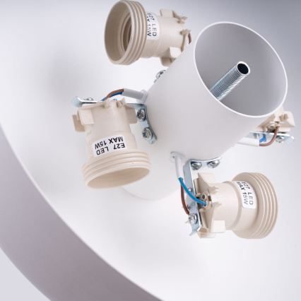 Φωτιστικό οροφής OMIQ 4xE27/15W/230V διάμ. 30 cm λευκό