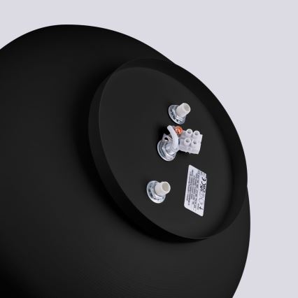 Φωτιστικό οροφής OMIQ, 4xE27/15W/230V, διάμ. 30 cm, μαύρο