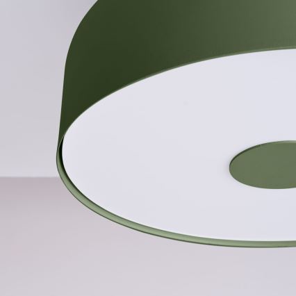 Φωτιστικό οροφής OMIQ 4xE27/15W/230V, Ø 30 cm, πράσινο