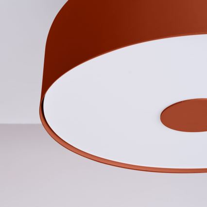 Φωτιστικό οροφής OMIQ 4xE27/15W/230V Ø 30 εκ. κόκκινο