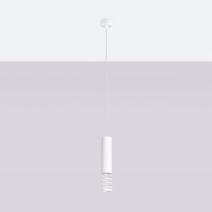 Κρεμαστό φωτιστικό οροφής LAMI 1xGU10/10W/230V λευκό