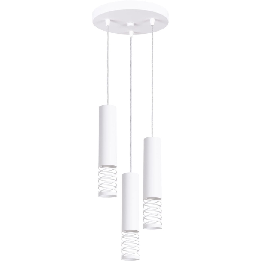 Κρεμαστό φωτιστικό οροφής LAMI 3xGU10/10W/230V λευκό