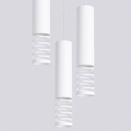 Κρεμαστό φωτιστικό οροφής LAMI 3xGU10/10W/230V λευκό