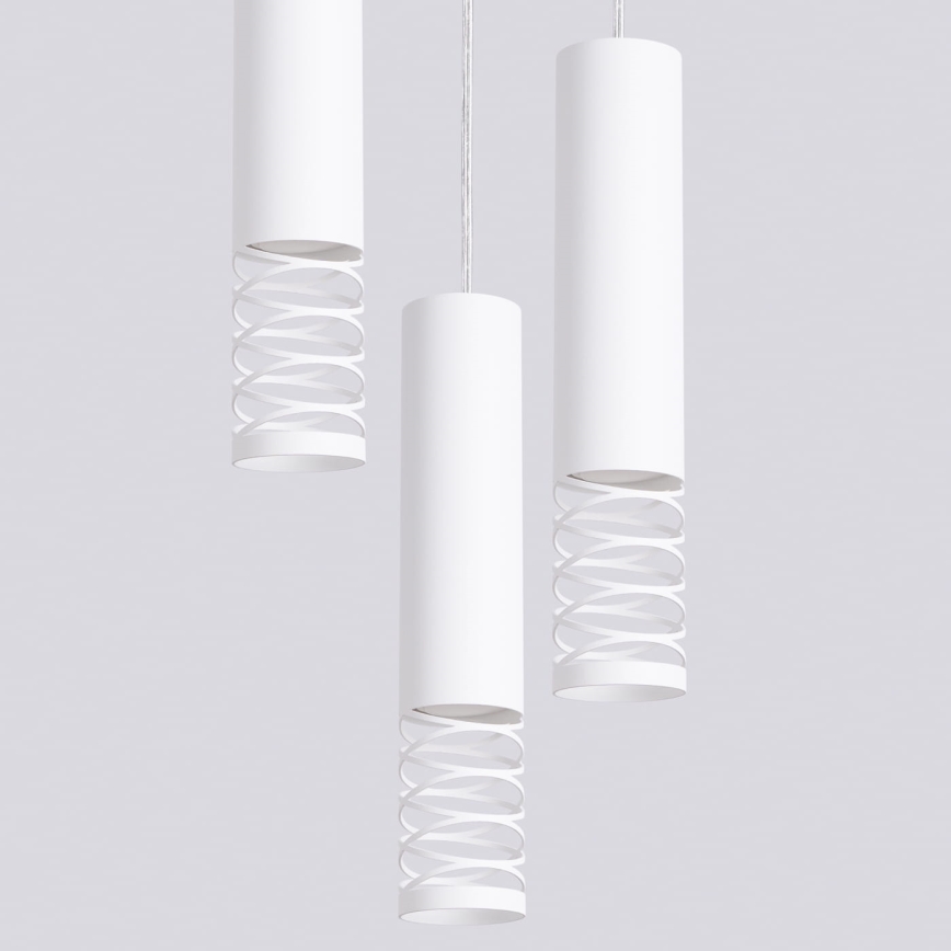 Κρεμαστό φωτιστικό οροφής LAMI 3xGU10/10W/230V λευκό