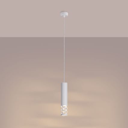 Κρεμαστό φωτιστικό οροφής LIRO 1xGU10/10W/230V λευκό