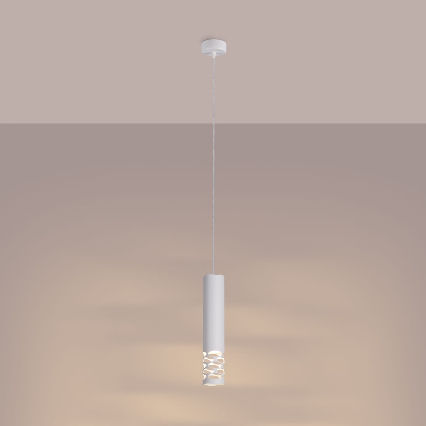 Κρεμαστό φωτιστικό οροφής LIRO 1xGU10/10W/230V λευκό