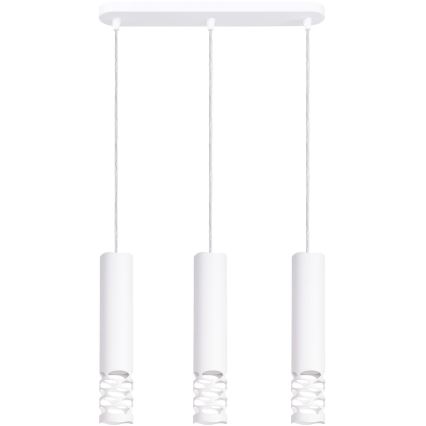 Κρεμαστό φωτιστικό οροφής LIRO 3xGU10/10W/230V λευκό