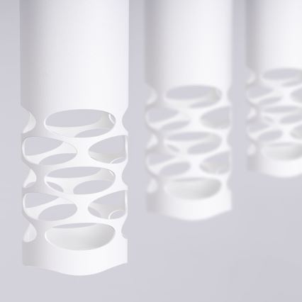 Κρεμαστό φωτιστικό οροφής LIRO 3xGU10/10W/230V λευκό