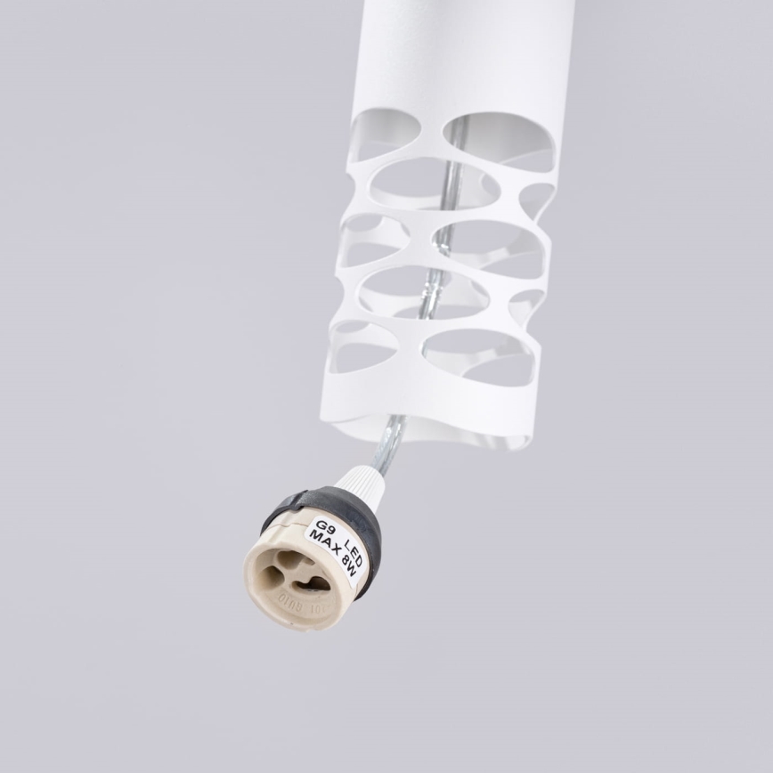 Κρεμαστό φωτιστικό οροφής LIRO 3xGU10/10W/230V λευκό