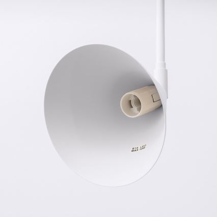 Λάμπα τοίχου NOX 1xE14/10W/230V λευκό