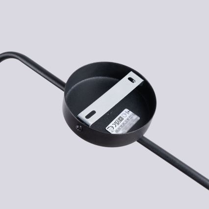 Λάμπα τοίχου NOX 1xE14/10W/230V μαύρο