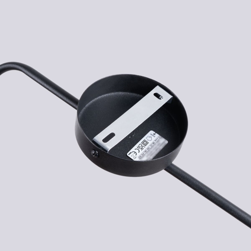 Λάμπα τοίχου NOX 1xE14/10W/230V μαύρο