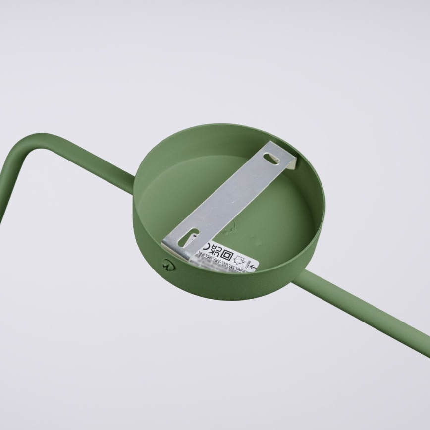 Λάμπα τοίχου NOX 1xE14/10W/230V πράσινο