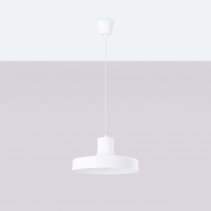 Κρεμαστό φωτιστικό οροφής BILO 1xE27/15W/230V διάμετρος 35 cm λευκό