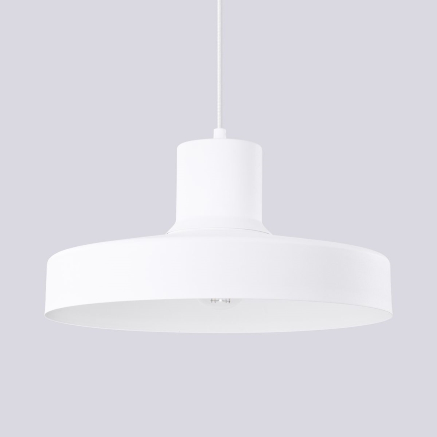 Κρεμαστό φωτιστικό οροφής BILO 1xE27/15W/230V διάμετρος 35 cm λευκό