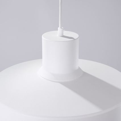 Κρεμαστό φωτιστικό οροφής BILO 1xE27/15W/230V διάμετρος 35 cm λευκό