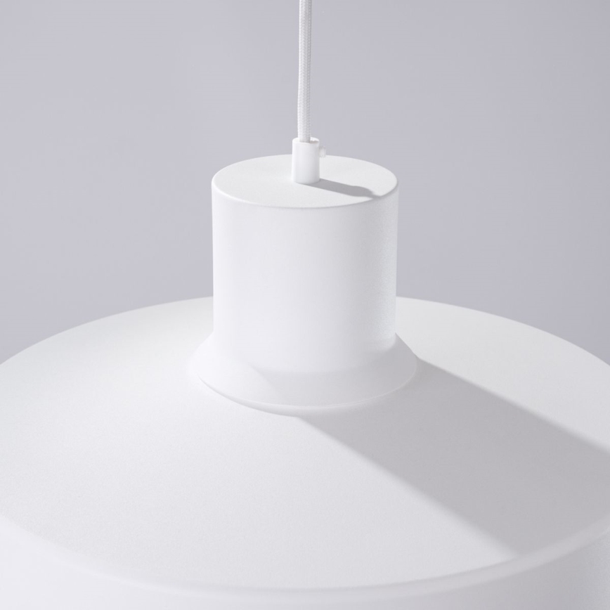 Κρεμαστό φωτιστικό οροφής BILO 1xE27/15W/230V διάμετρος 35 cm λευκό