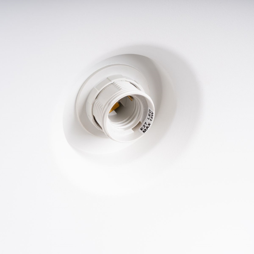 Κρεμαστό φωτιστικό οροφής BILO 1xE27/15W/230V διάμετρος 35 cm λευκό