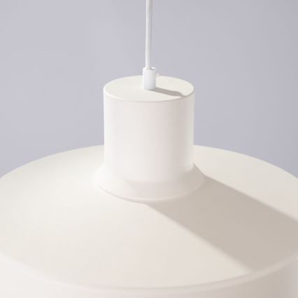 Κρεμαστό φωτιστικό οροφής BILO 1xE27/15W/230V διάμετρος 35 cm κρεμ