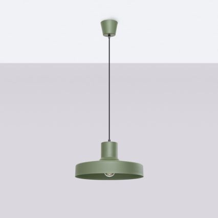 Κρεμαστό φωτιστικό οροφής BILO 1xE27/15W/230V διάμετρος 35 cm πράσινο