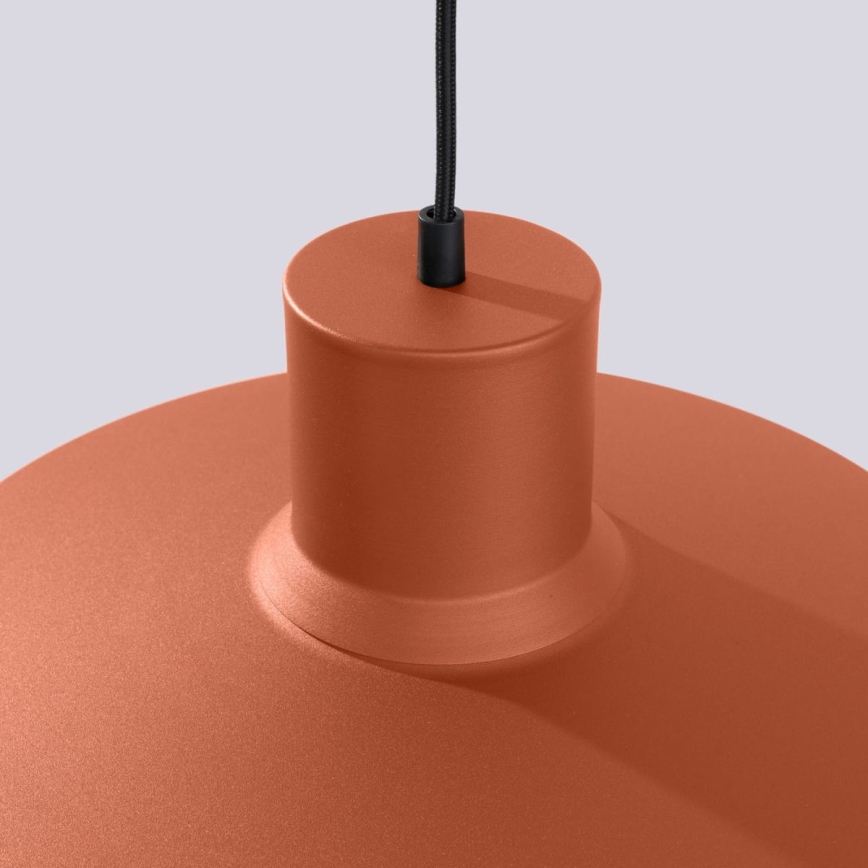 Κρεμαστό φωτιστικό οροφής BILO 1xE27/15W/230V διάμετρος 35 cm πορτοκαλί