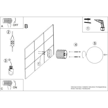Επιτοίχιο φωτιστικό μπάνιου HALO 1xG9/8W/230V διάμετρος 12 cm IP44 λευκό