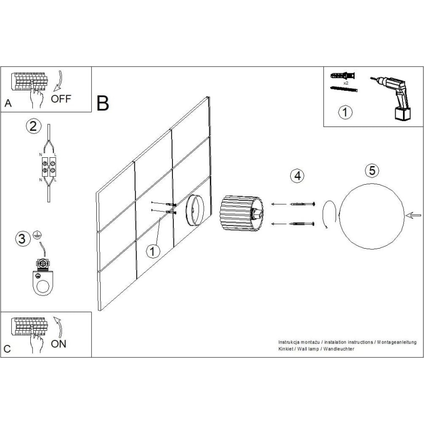 Επιτοίχιο φωτιστικό μπάνιου HALO 1xG9/8W/230V διάμετρος 12 cm IP44 λευκό