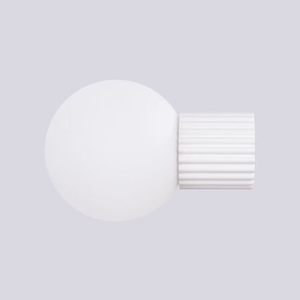 Επιτοίχιο φωτιστικό μπάνιου HALO 1xG9/8W/230V διάμετρος 12 cm IP44 λευκό