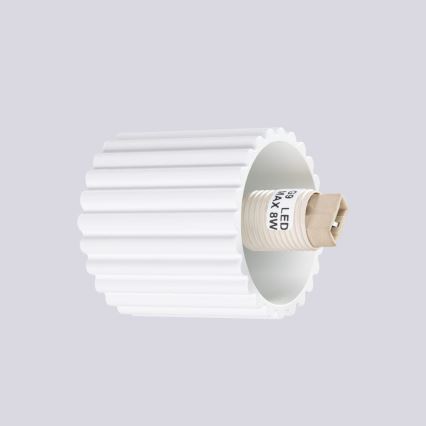 Επιτοίχιο φωτιστικό μπάνιου HALO 1xG9/8W/230V διάμετρος 12 cm IP44 λευκό