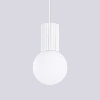 Κρεμαστό φωτιστικό οροφής HALO 1xG9/8W/230V διάμετρος 12 cm λευκό