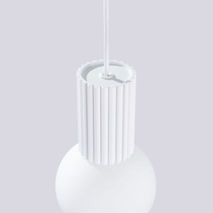 Κρεμαστό φωτιστικό οροφής HALO 1xG9/8W/230V διάμετρος 12 cm λευκό