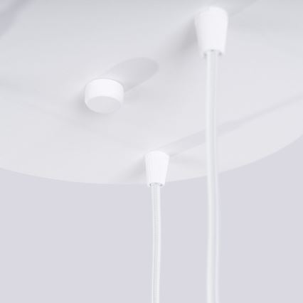 Κρεμαστό φωτιστικό οροφής HALO 3xG9/8W/230V διάμετρος 25 cm λευκό