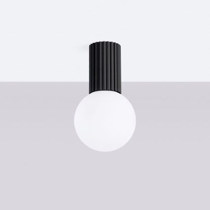 Φωτιστικό οροφής μπάνιου HALO 1xG9/8W/230V διάμετρος 12 cm IP44 μαύρο