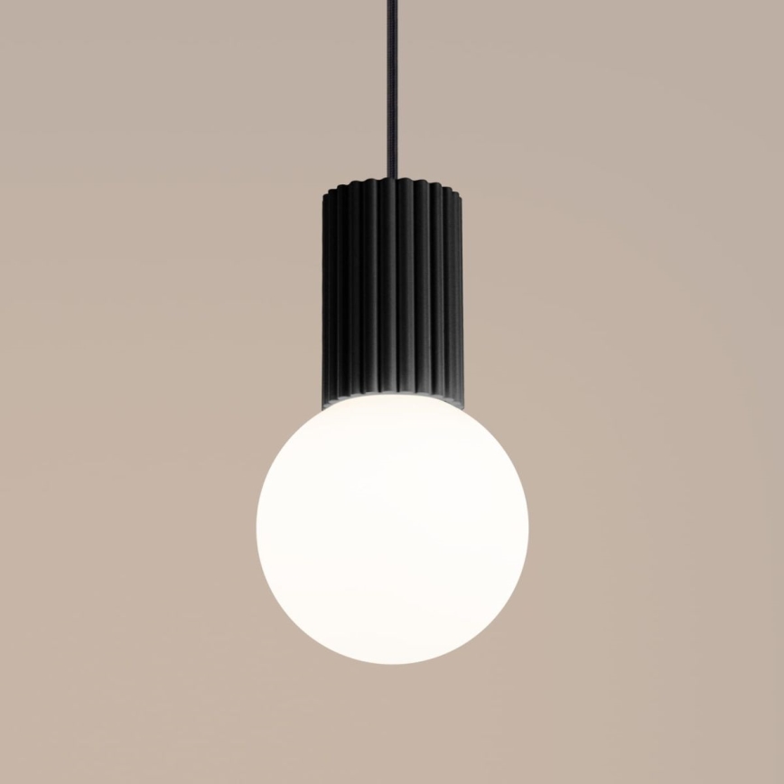 Κρεμαστό φωτιστικό οροφής HALO 1xG9/8W/230V διάμετρος 12 cm μαύρο