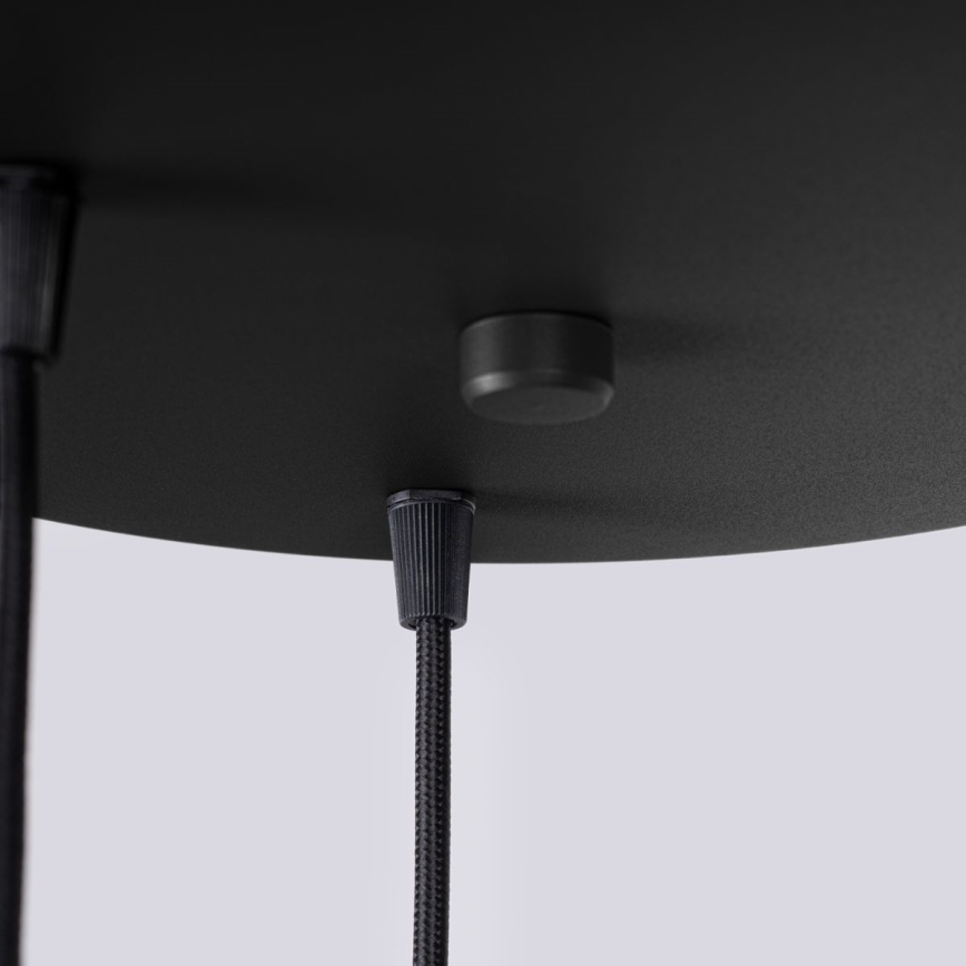 Κρεμαστό φωτιστικό οροφής HALO 3xG9/8W/230V διάμετρος 25 cm μαύρο