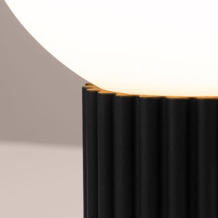 Eπιτραπέζιο φωτιστικό HALO 1xG9/8W/230V διάμετρος 12 cm μαύρο