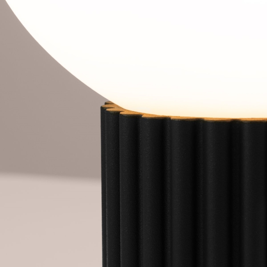 Eπιτραπέζιο φωτιστικό HALO 1xG9/8W/230V διάμετρος 12 cm μαύρο