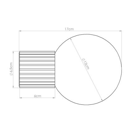 Επιτοίχιο φωτιστικό μπάνιου HALO 1xG9/8W/230V διάμετρος 12 cm IP44 κρεμ