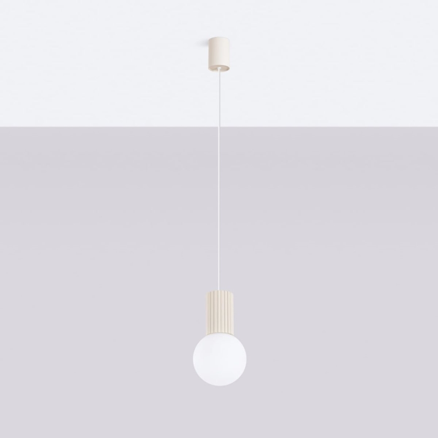 Κρεμαστό φωτιστικό οροφής HALO 1xG9/8W/230V διάμετρος 12 cm κρεμ