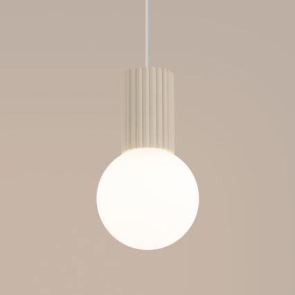 Κρεμαστό φωτιστικό οροφής HALO 1xG9/8W/230V διάμετρος 12 cm κρεμ