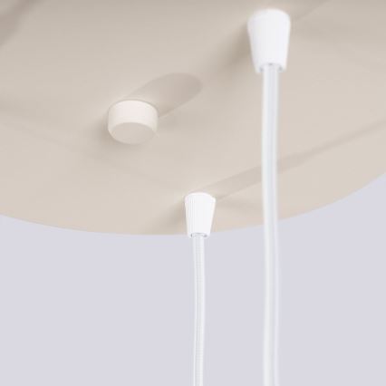Κρεμαστό φωτιστικό οροφής HALO 3xG9/8W/230V διάμετρος 25 cm κρεμ