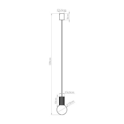 Κρεμαστό φωτιστικό οροφής HALO 1xG9/8W/230V διάμετρος 12 cm πράσινο