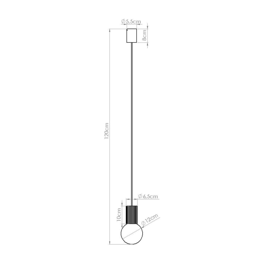 Κρεμαστό φωτιστικό οροφής HALO 1xG9/8W/230V διάμετρος 12 cm πράσινο