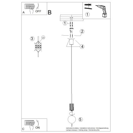 Κρεμαστό φωτιστικό οροφής HALO 1xG9/8W/230V διάμετρος 12 cm πράσινο
