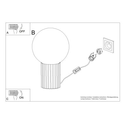 Eπιτραπέζιο φωτιστικό HALO 1xG9/8W/230V διάμετρος 12 cm πράσινο